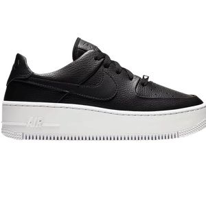 Nike women’s Air Force 1 Sage Low 'Black’